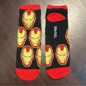 Marvel NWOT Unisex Iron Man Ankle Socks One Size